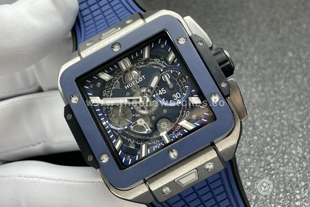 Square Bang Unico Titanium Blue Ceramic
