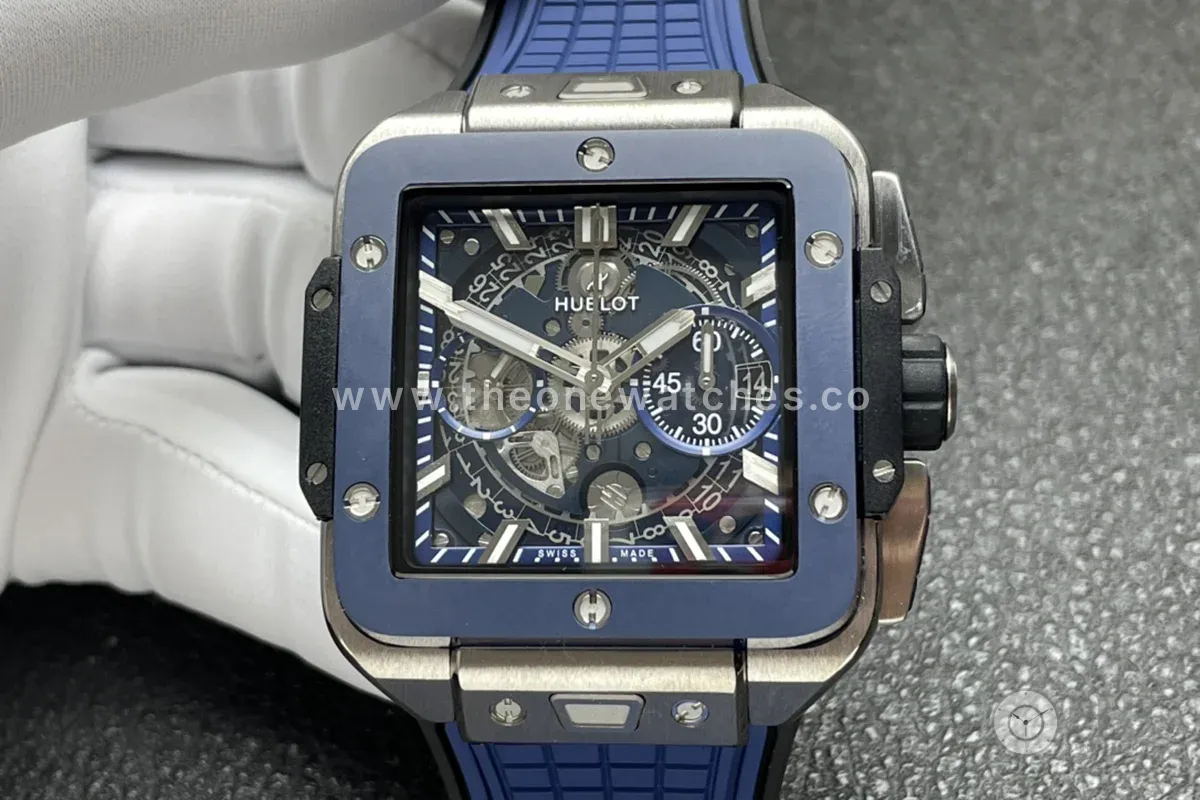 Square Bang Unico Titanium Blue Ceramic