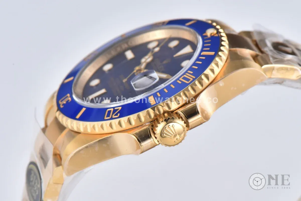 Submariner 40 116618LB Blue Ceramic in Gold