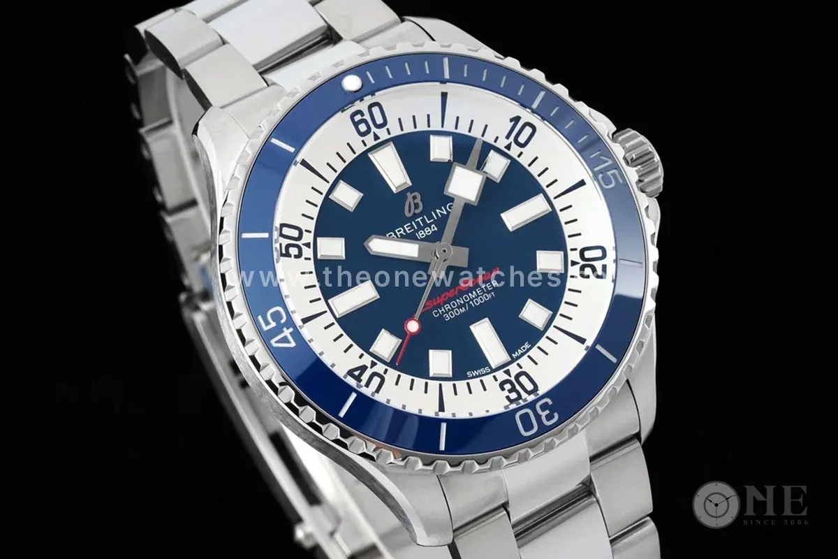 Superocean Automatic 44 Blue Dial with Blue Bezel