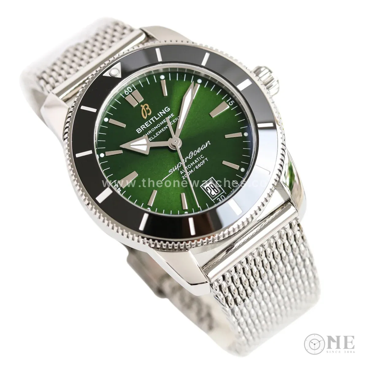Superocean Heritage II B20 Automatic 42mm in Green Dial on Black Bezel