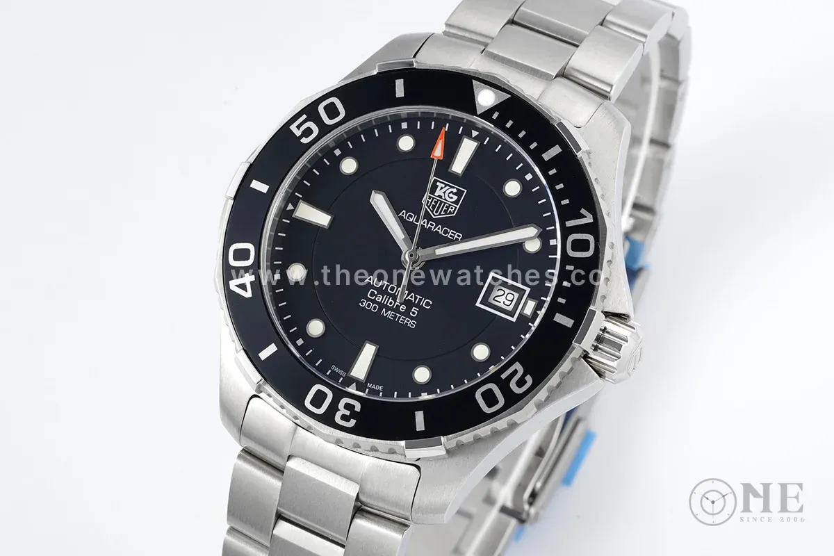 Tag Heuer Aquaracer Caliber 5 Black Dial Ref. WAN2110.BA08