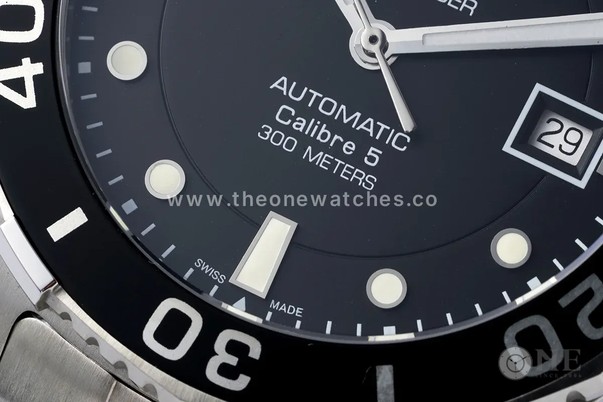 Tag Heuer Aquaracer Caliber 5 Black Dial Ref. WAN2110.BA08