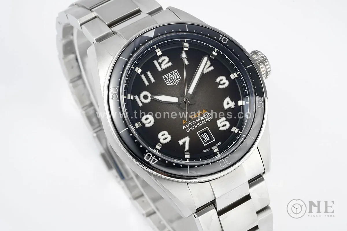 Tag Heuer Autavia Caliber 5 Black Dial with Black Ceramic Bezel