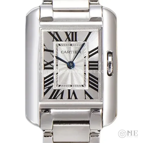 Tank Anglaise 30.2mm White Dial in Steel