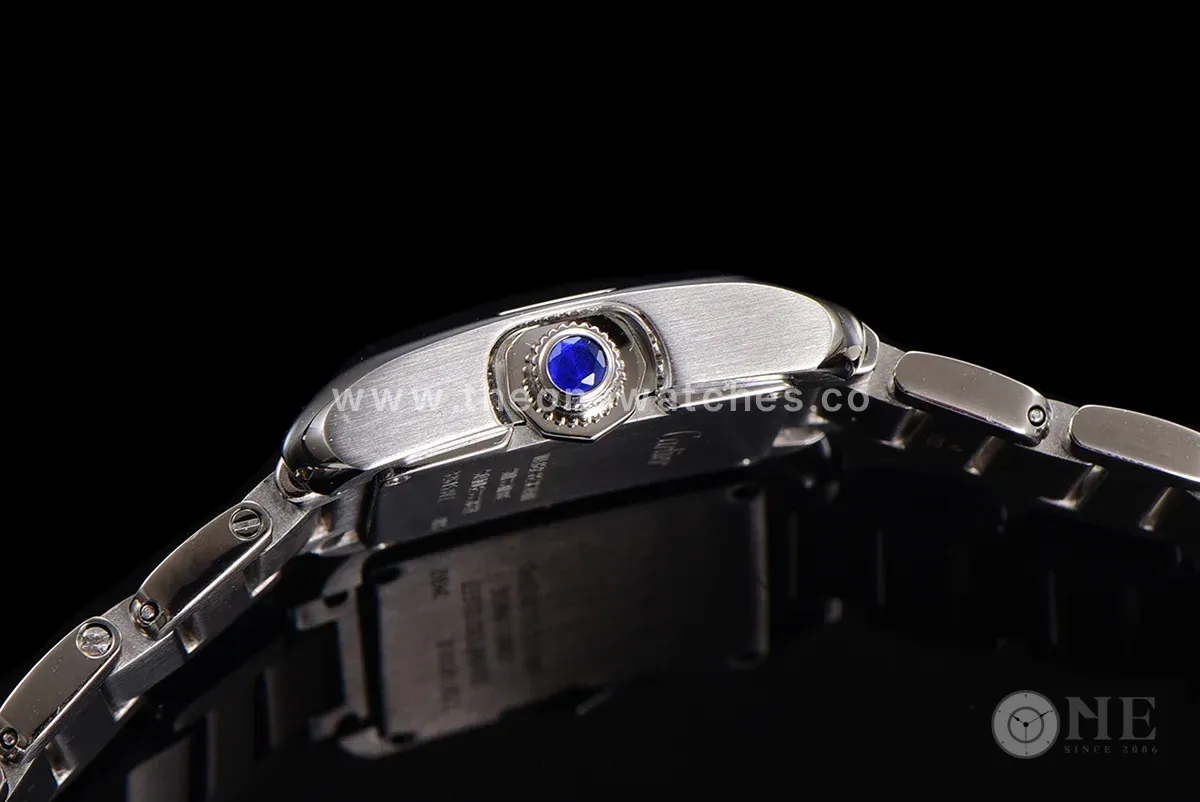 Tank Anglaise 30.2mm White Dial in Steel