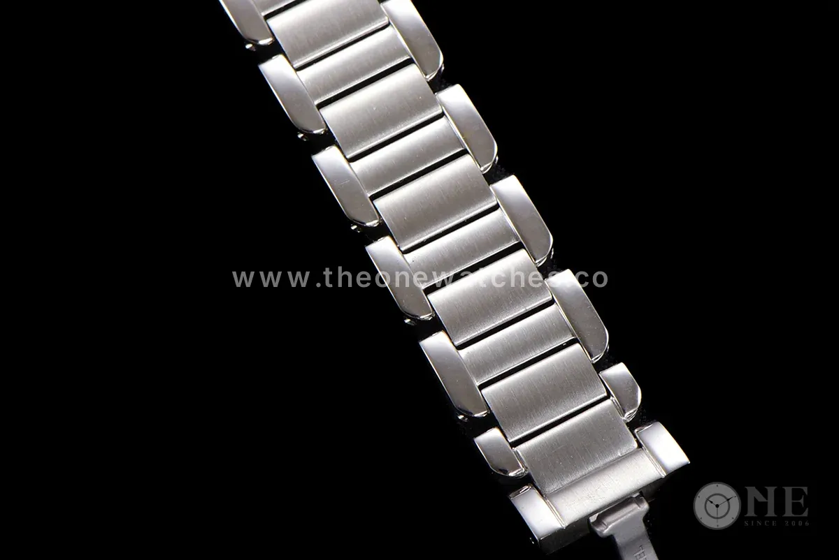 Tank Anglaise 30.2mm White Dial in Steel