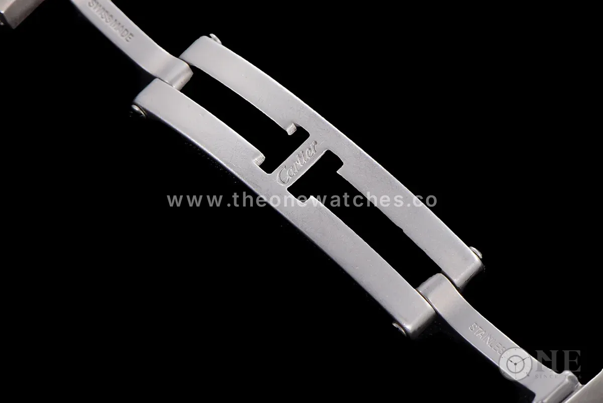 Tank Anglaise 30.2mm White Dial in Steel
