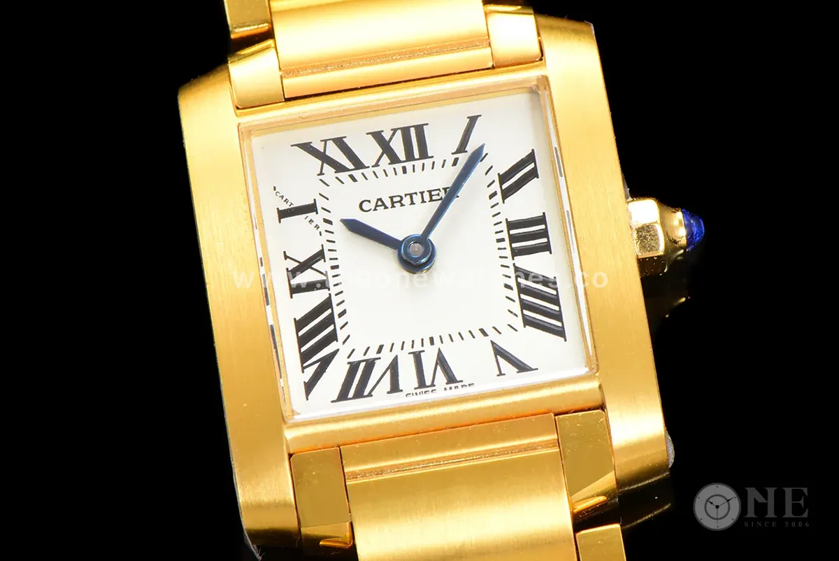 Tank Francaise Watch Small Yellow Gold