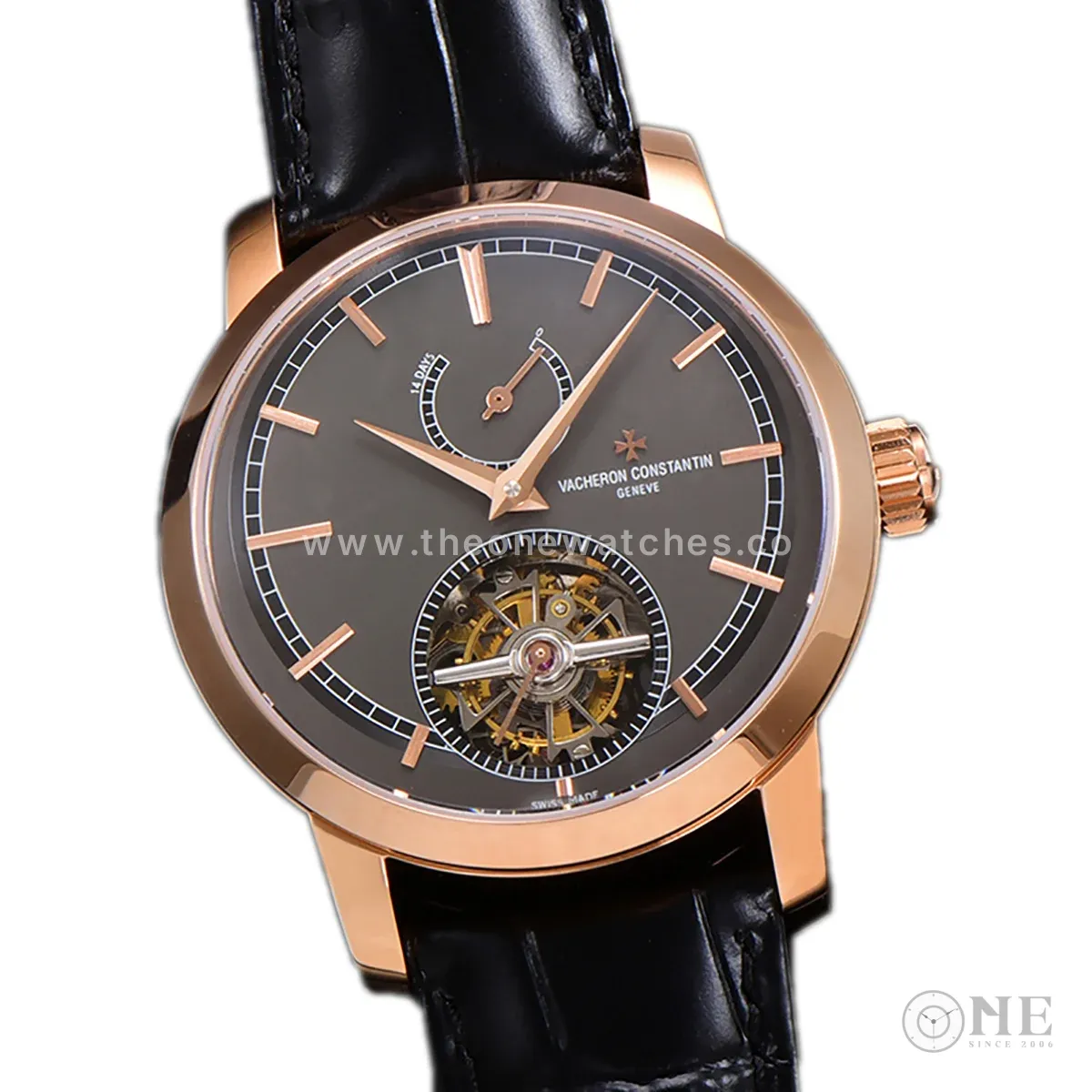Traditionelle 14-Day Tourbillon Grey Dial in Rose Gold