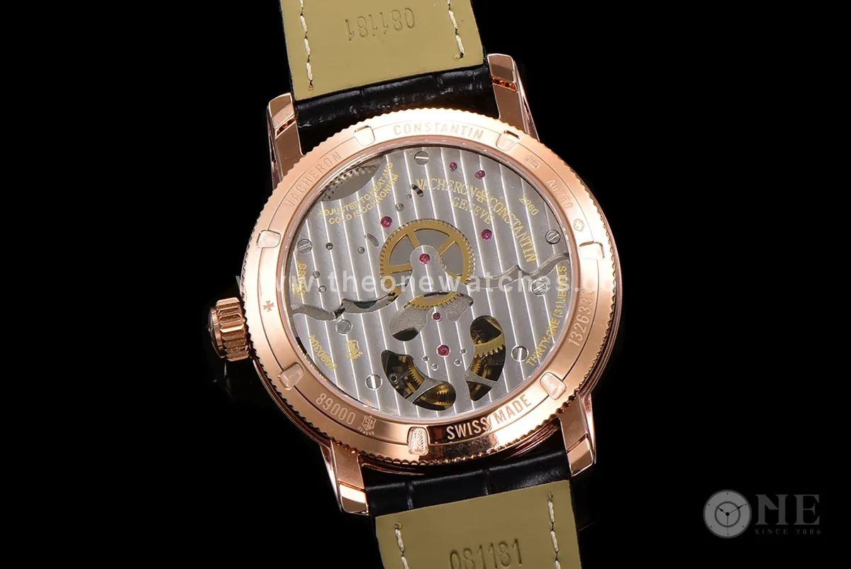 Traditionelle 14-Day Tourbillon White Dial in Rose Gold