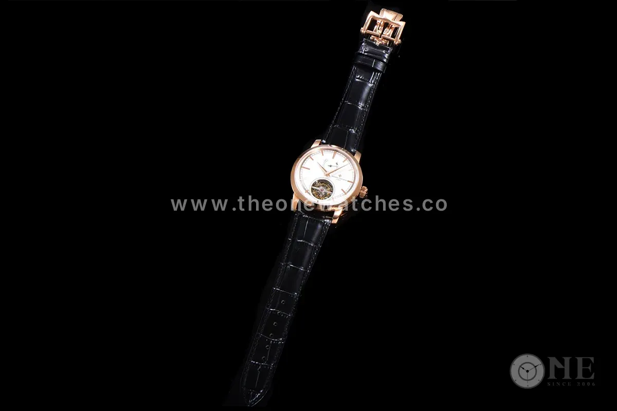 Traditionelle 14-Day Tourbillon White Dial in Rose Gold