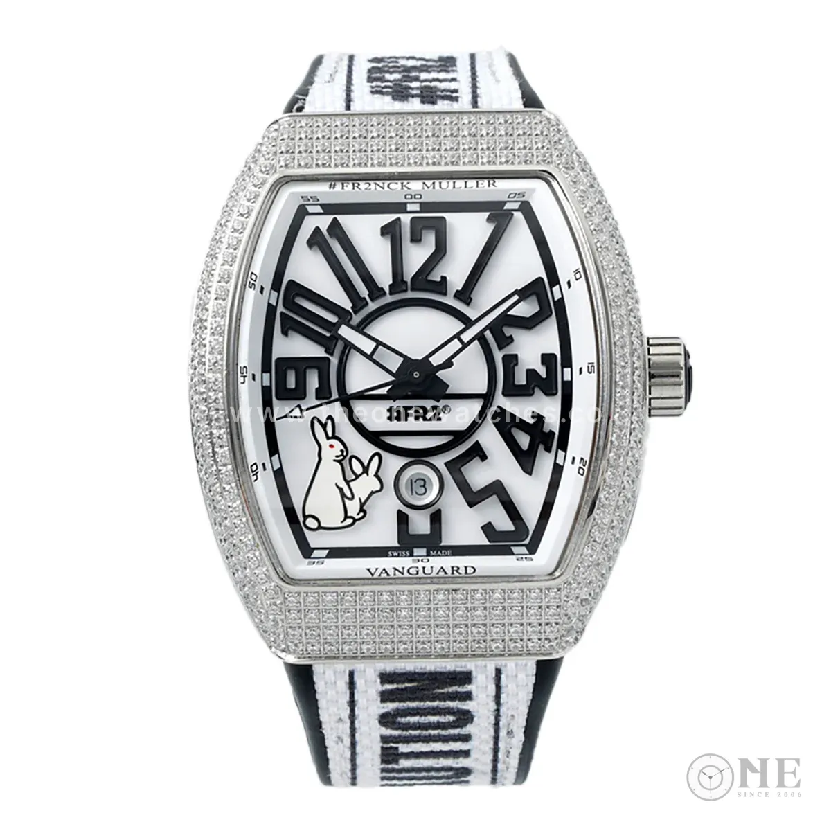 Vanguard #FR2 Rabbit with Diamond Bezel in Steel