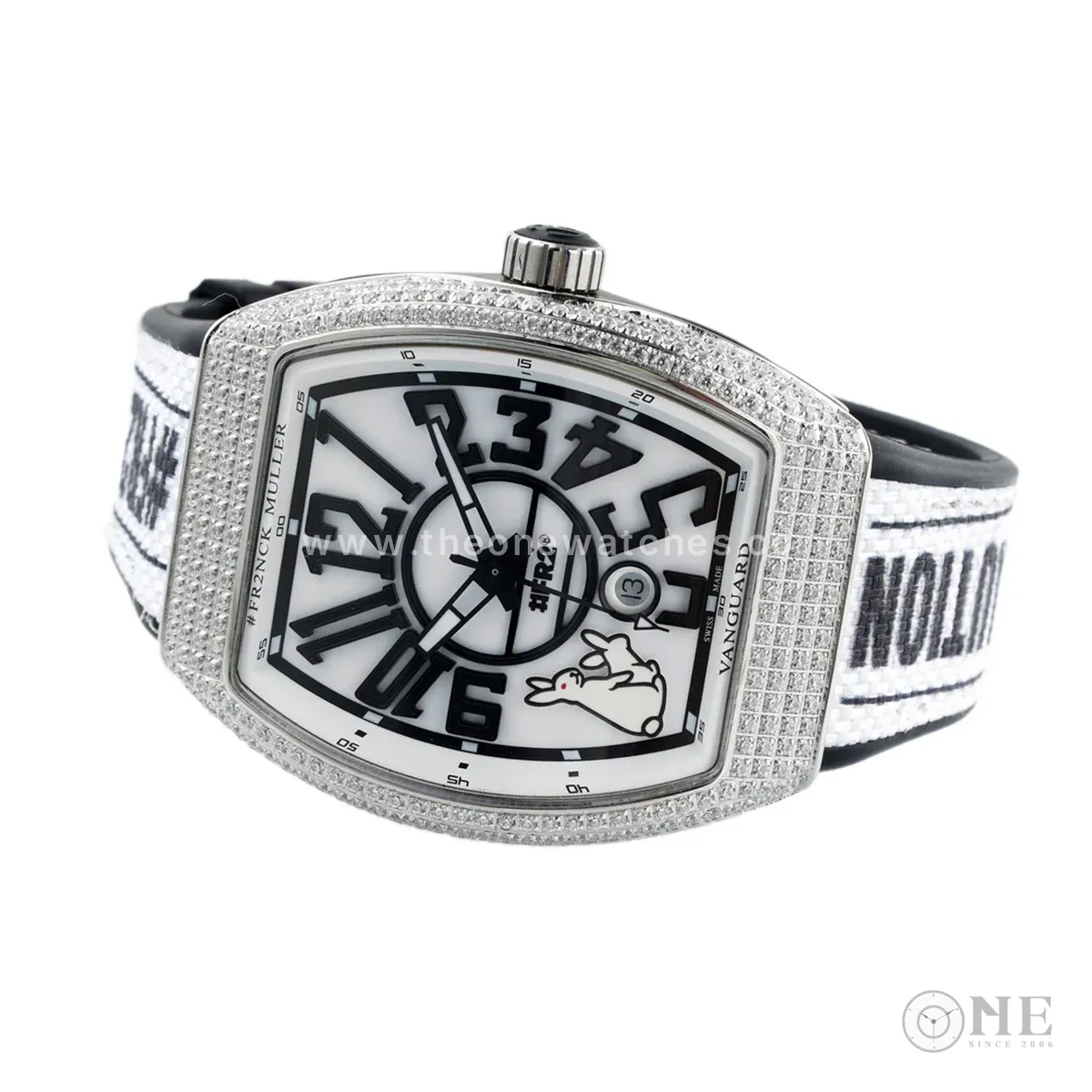 Vanguard #FR2 Rabbit with Diamond Bezel in Steel