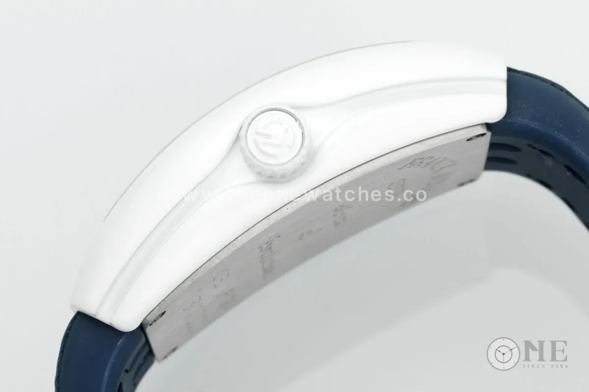 Vanguard Moonphase V32 Blue Dial in Ceramic on Blue Strap