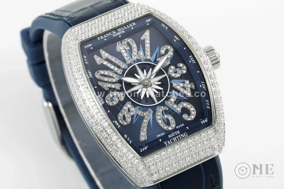 Vanguard V32 Blue Dial with Diamonds Markers