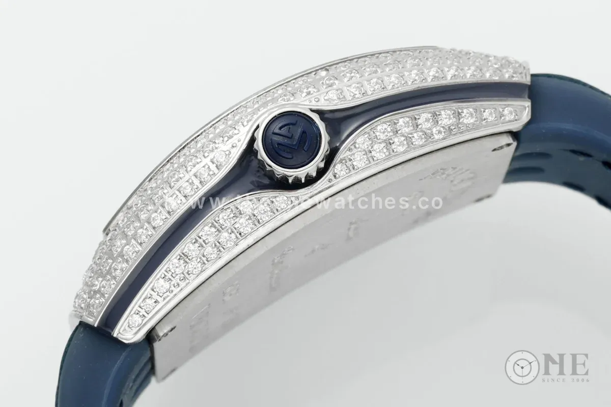 Vanguard V32 Blue Dial with Diamonds Markers