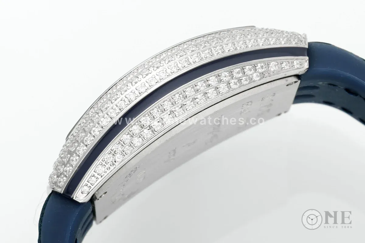 Vanguard V32 Blue Dial with Diamonds Markers