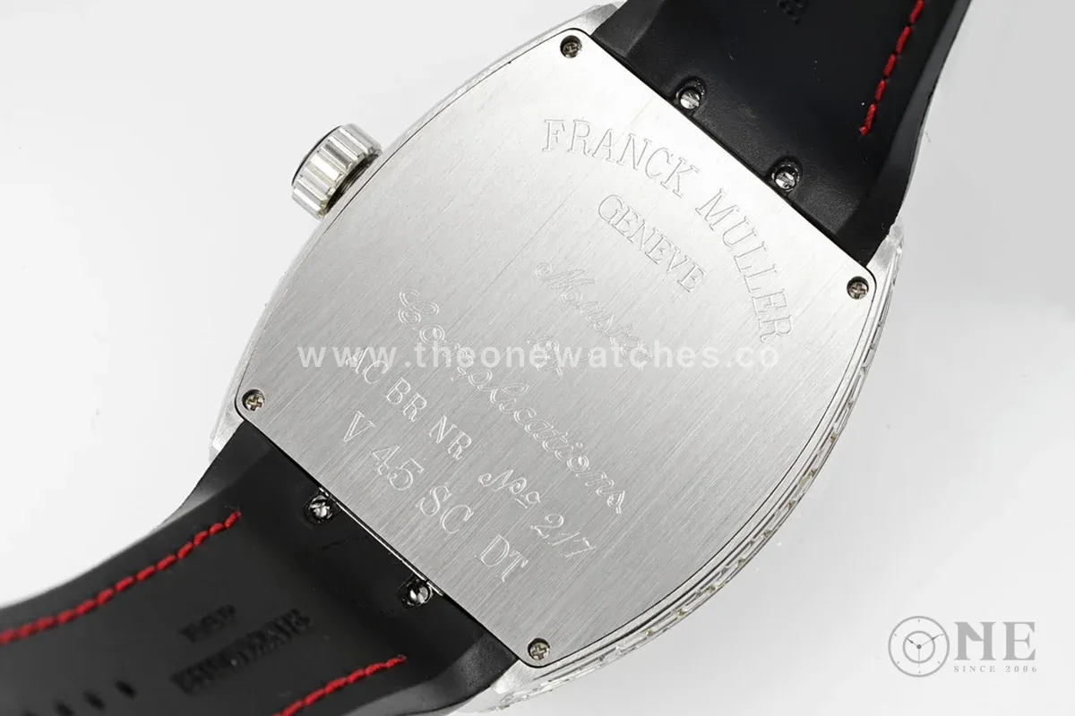 Vanguard Yachting Dragon V45YT Red Dial with Baguette Diamond Bezel