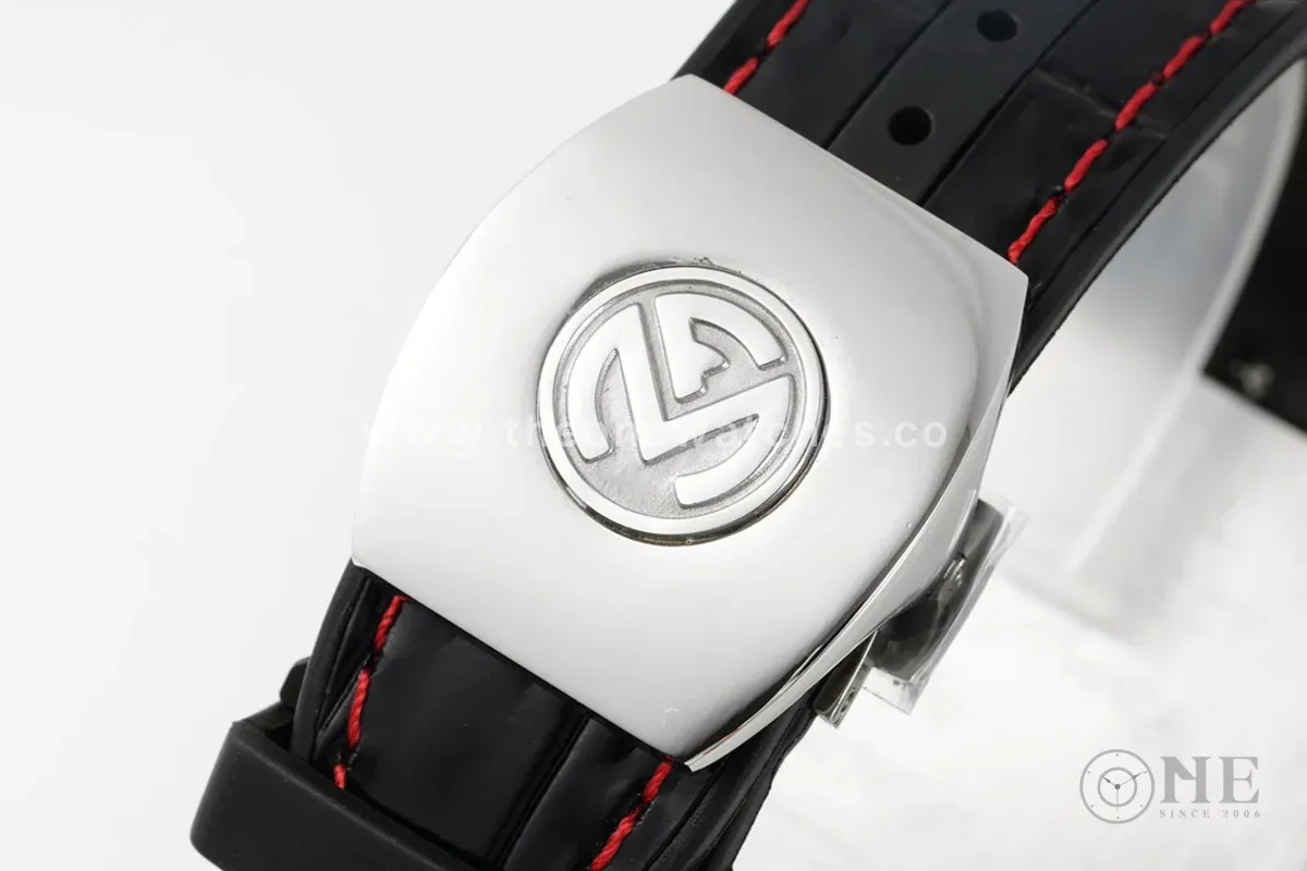 Vanguard Yachting Dragon V45YT Red Dial with Baguette Diamond Bezel