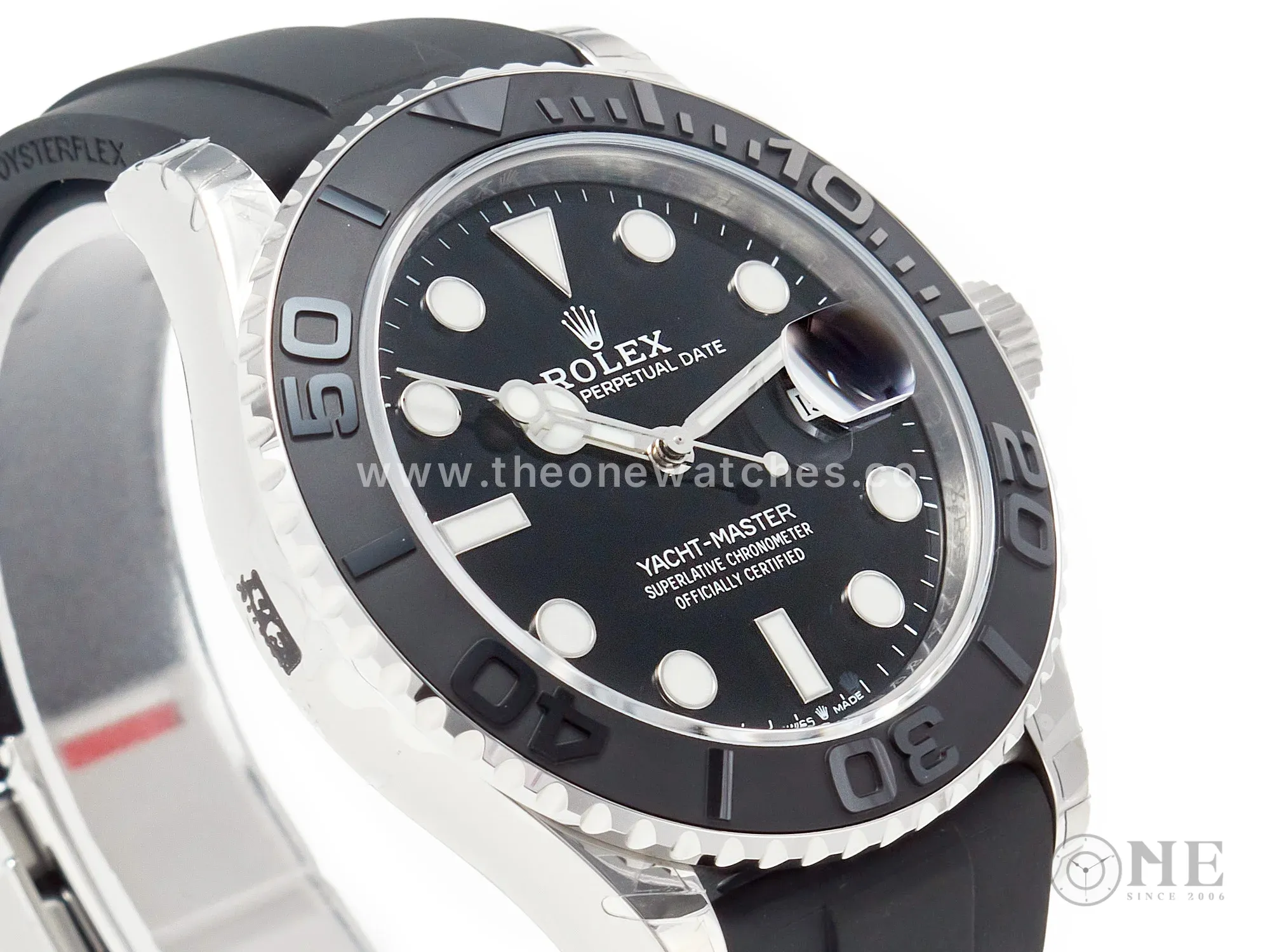 Yacht-Master 42mm 226659 VSF 1:1 Best Edition 3D Black Ceramic Bezel on Black Rubber Strap VS3235