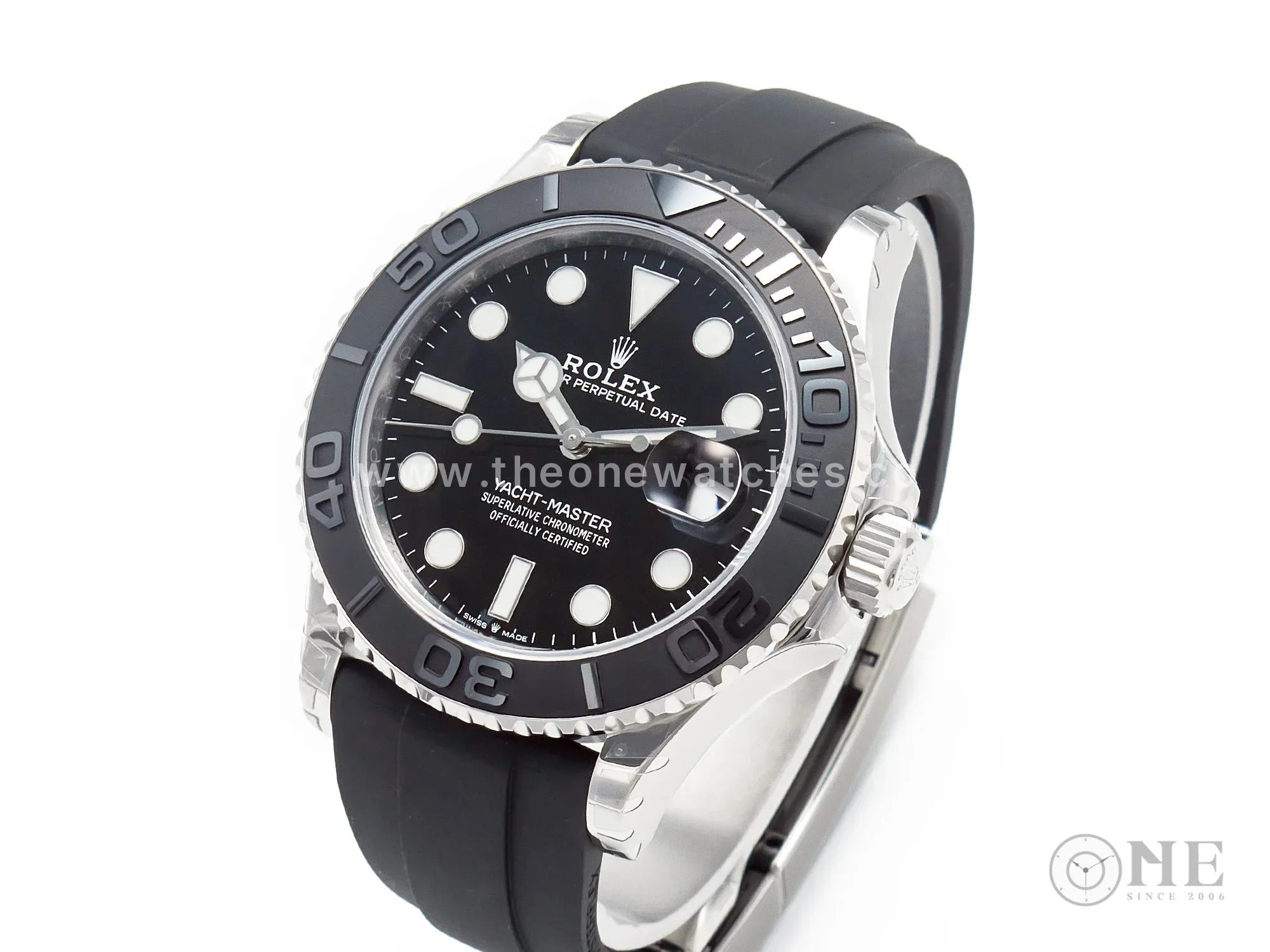 Yacht-Master 42mm 226659 VSF 1:1 Best Edition 3D Black Ceramic Bezel on Black Rubber Strap VS3235