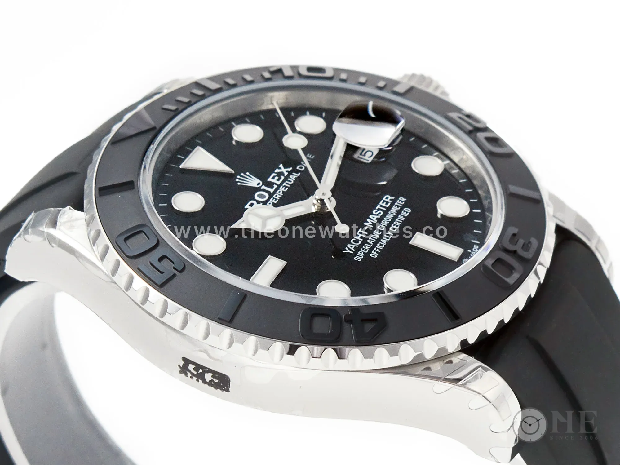 Yacht-Master 42mm 226659 VSF 1:1 Best Edition 3D Black Ceramic Bezel on Black Rubber Strap VS3235